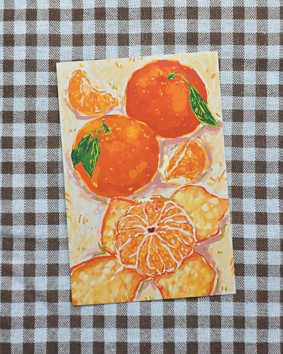 Orange Print